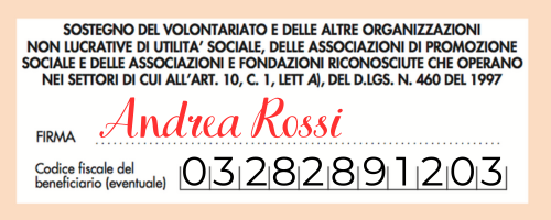 Scelta destinazione 5x1000 Festival Francescano Scelta destinazione 5x1000 Festival Francescano