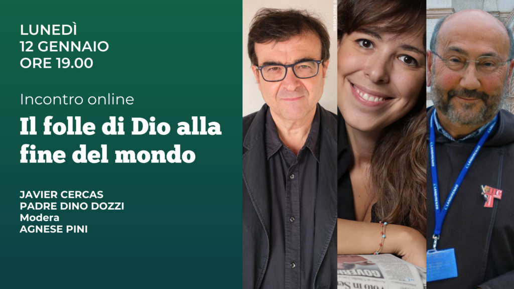 Cartolina webinar Il folle di Dio