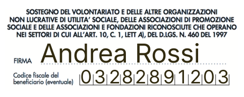 Anteprima firma cinque per mille Scelta destinazione 5x1000 Festival Francescano